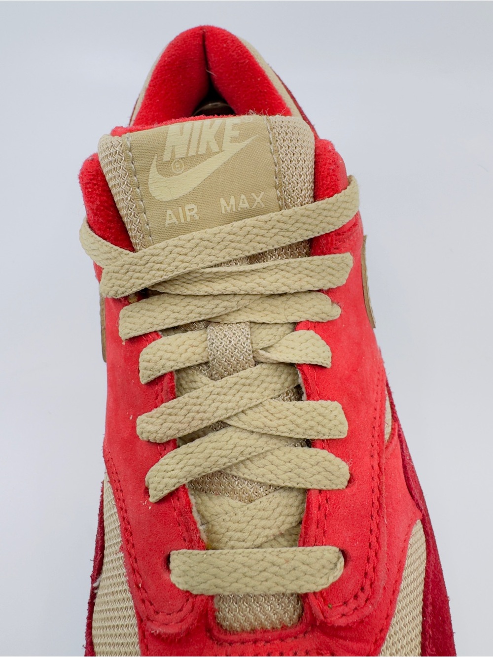 Nike Air Max 1 Premium Retro 'Red Curry” SZ 8.5 - Picture 6 of 10